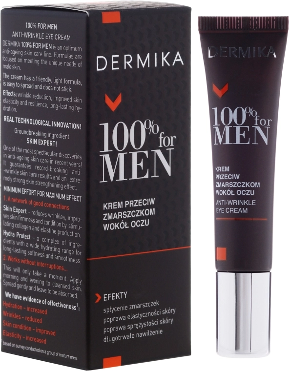 Dermika Крем проти зморшок для шкіри навколо очей Anti-Wrinkle Eye Cream - фото N1