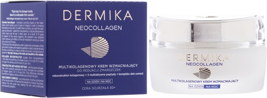 Dermika Крем для уменьшения морщин Neocollagen Cream +50 - фото N1