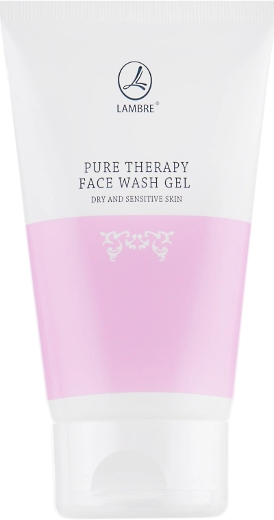 Lambre Гель очищающий для лица для сухой и чувствительной кожи Pure Therapy Face Wash Gel Dry And Sensitive Skin - фото N1