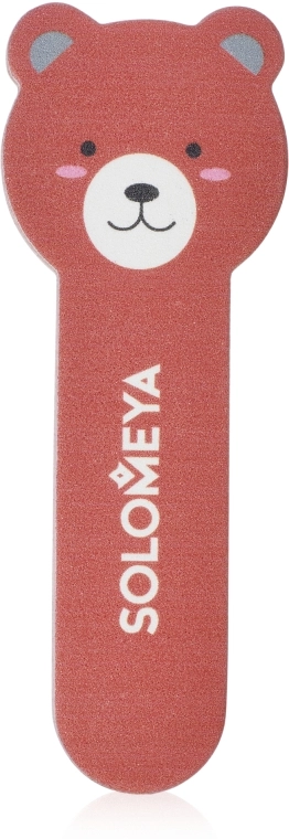 Solomeya Пилка для нігтів "Ведмежатко", 180/220 гріт Nail File - фото N1