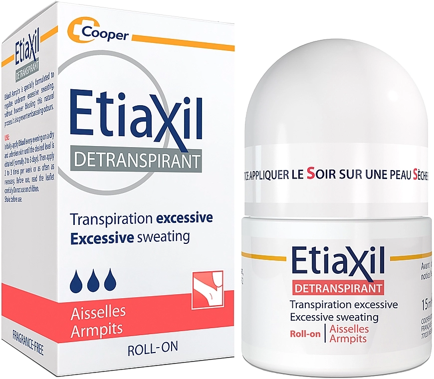 Etiaxil Антиперспирант длительного действия для нормальной кожи Antiperspirant Treatment Normal Skin Armpits Roll-On - фото N1