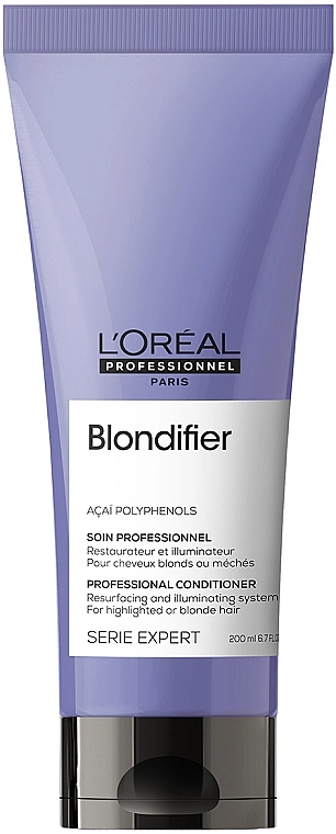 L'Oreal Professionnel Кондиционер-сияние для волос, восстанавливающий Serie Expert Blondifier Illuminating Conditioner - фото N1