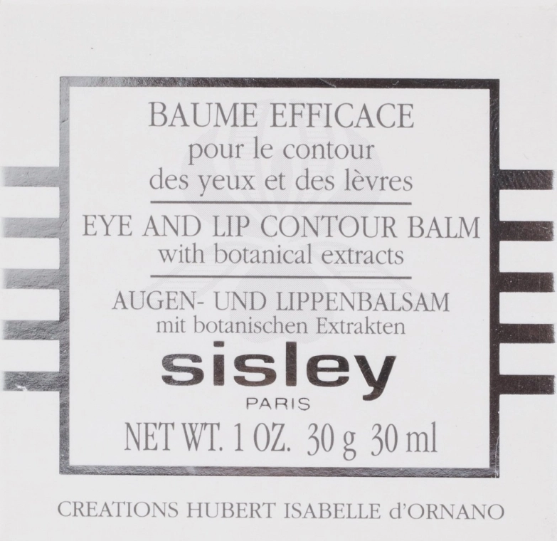 Sisley Бальзам для контуру очей і губ Baume Efficace Botanical Eye and Lip Contour Balm - фото N6