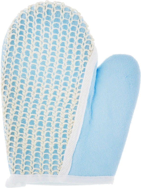 SPL Мочалка-рукавичка, 7989, голубая Shower Glove - фото N2