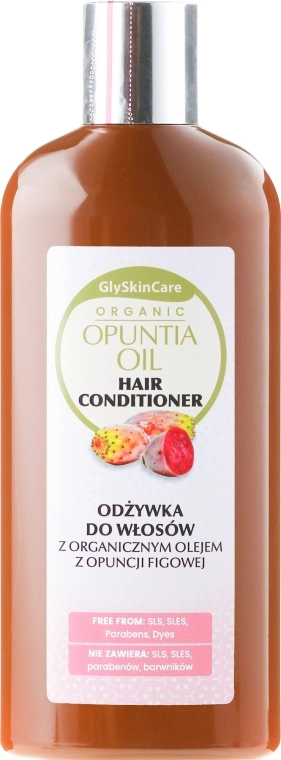 GlySkinCare Кондиціонер для волосся, з органічною олією опунції Organic Opuntia Oil Hair Conditioner - фото N1