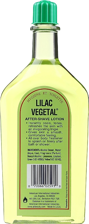 Clubman Pinaud Lilac Vegetal Лосьон после бритья - фото N1