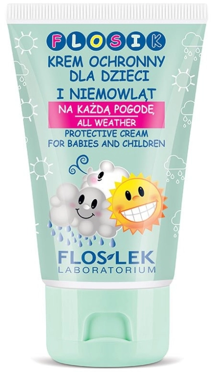 Floslek Защитный крем для младенцев и маленьких детей Flosik All Weather Protective Cream - фото N1