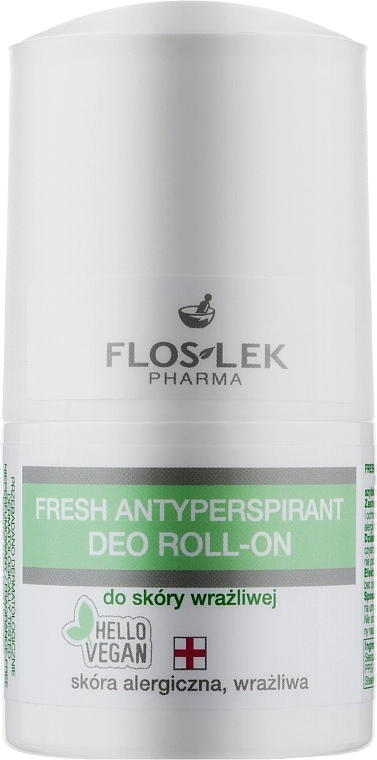 Floslek Гипоаллергенный дезодорант Hypoallergenic Fresh Deo Roll-On - фото N1