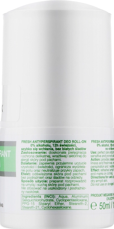 Floslek Гипоаллергенный дезодорант Hypoallergenic Fresh Deo Roll-On - фото N2