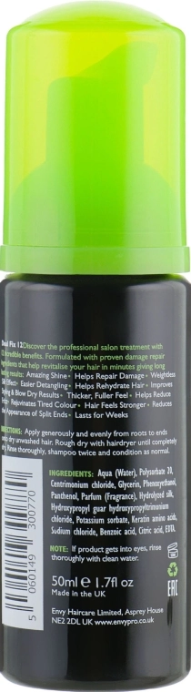 Envy Professional Профессиональное восстановление для волос любого типа Dual Fix 12 - фото N4