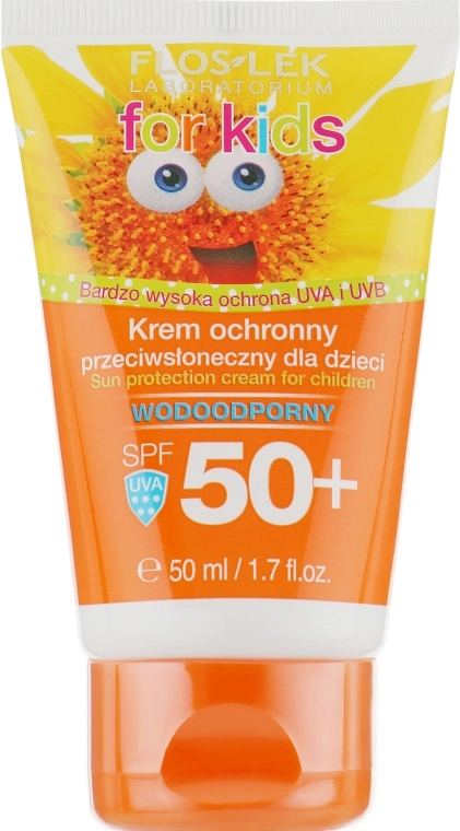 Floslek Солнцезащитный крем для детей SPF50+ Sun Protection Cream For Kids SPF50+ - фото N1