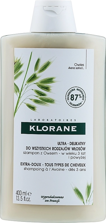 Klorane Шампунь с Овсом для частого применения Gentle Shampoo with Oat Milk - фото N3