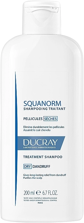 Ducray Шампунь от сухой перхоти Squanorm Selezhel Shampoo - фото N1