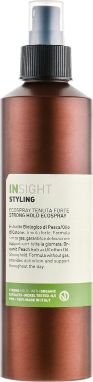 Insight Лак для волос сильной фиксации Styling Strong Hold Ecospray - фото N1