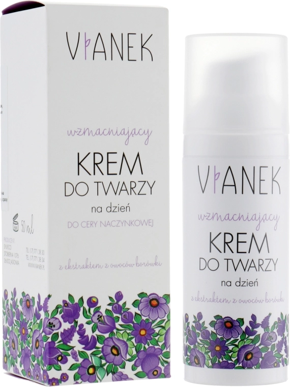 Vianek Зміцнювальний денний крем для обличчя Day Face Cream - фото N1