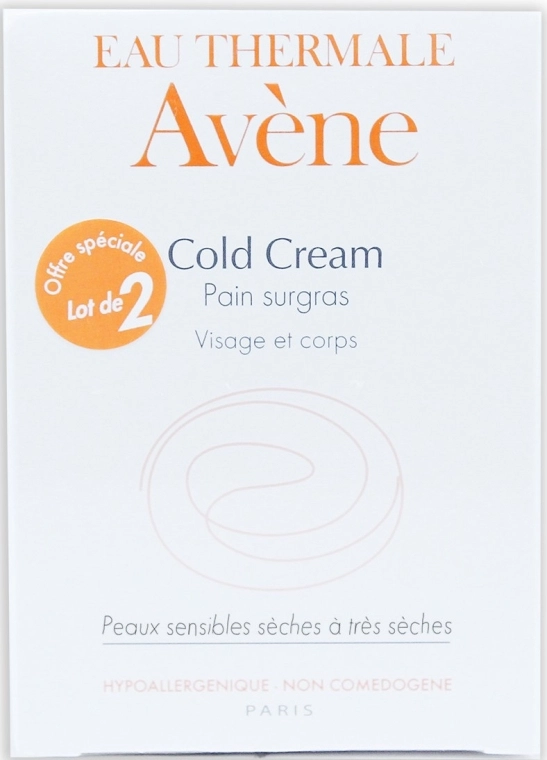 Avene Мило живильне Peaux Seches Cold Cream Soap - фото N4