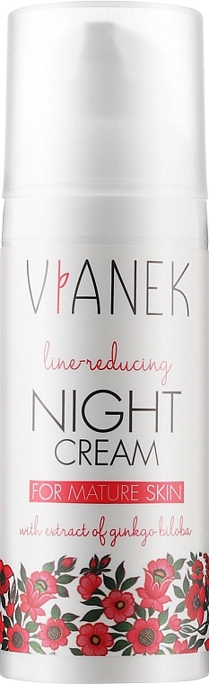 Vianek Антивіковий нічний крем для обличчя Anti-age Night Face Cream - фото N1