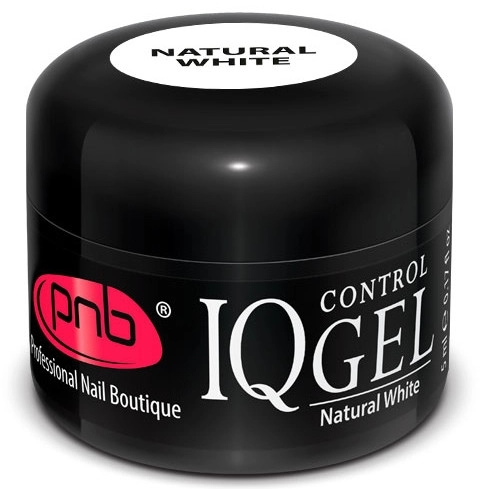 PNB Контрол гель камуфлирующий белый UV/LED IQ Control Gel Natural White - фото N2