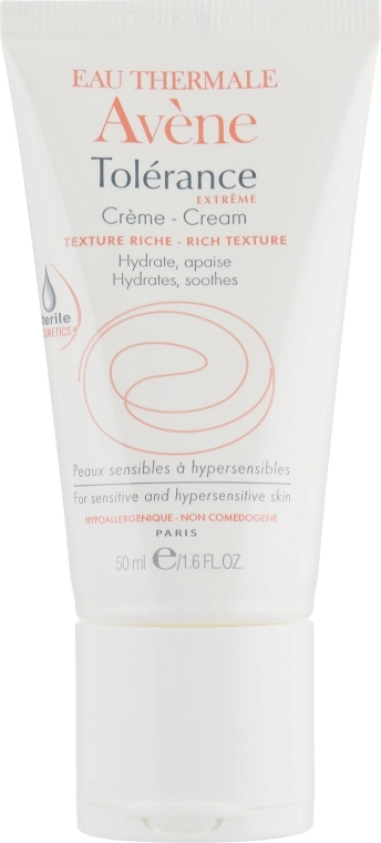 Avene Увлажняющий крем для сухой чувствительной кожи Peaux Hyper Sensibles Tolerance Extreme Cream - фото N4