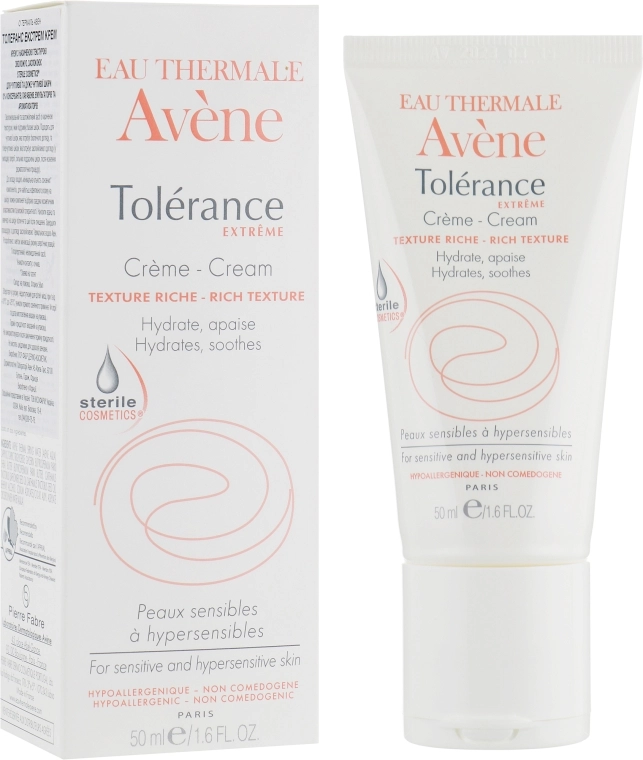 Avene Увлажняющий крем для сухой чувствительной кожи Peaux Hyper Sensibles Tolerance Extreme Cream - фото N5