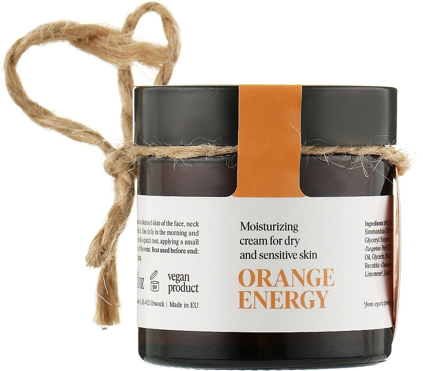 Make Me Bio Увлажняющий крем для нормальной и чувствительной кожи Orange Energy - фото N1
