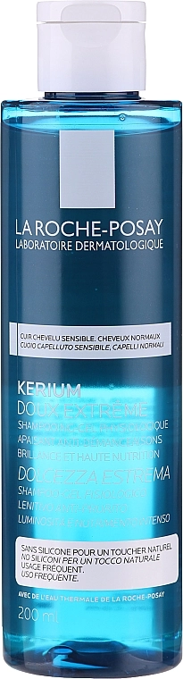 La Roche-Posay М'який фізіологічний шампунь-гель Kerium Extra Gentle Shampoo - фото N1