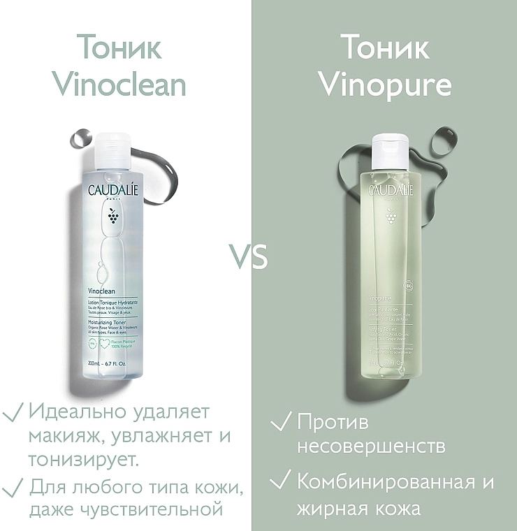 Caudalie Тонік для обличчя Vinopure Clear Skin Purifying Toner - фото N10