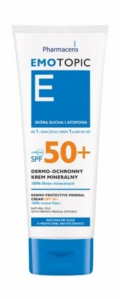 Pharmaceris Дермозахисний крем для обличчя Emotopic Mineral Protection Cream SPF 50+ - фото N1