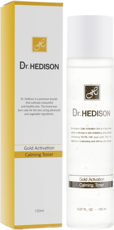 Dr.Hedison Тоник c коллоидным золотом Gold Activation Toner - фото N1