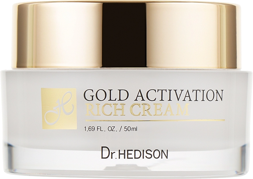 Dr.Hedison Крем з колоїдним золотом Gold Activation Rich Cream - фото N1