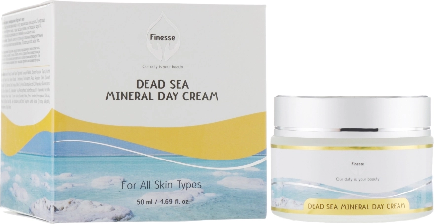 Finesse Денний зволожувальний крем з мінералами Мертвого моря Mineral Day Cream - фото N1