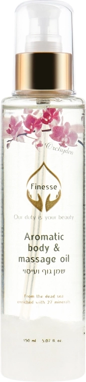 Finesse Ароматична олія для масажу "Орхідея" Aromatic Body&Massage Oil Orchids - фото N1