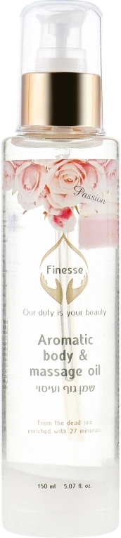 Finesse Арома масло для массажа "Страсть" Aromatic Body&Massage Oil Passion - фото N1