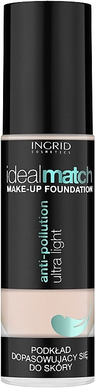Ingrid Cosmetics Ideal Match Anti-pollution Ultra Light Тональний крем - фото N1