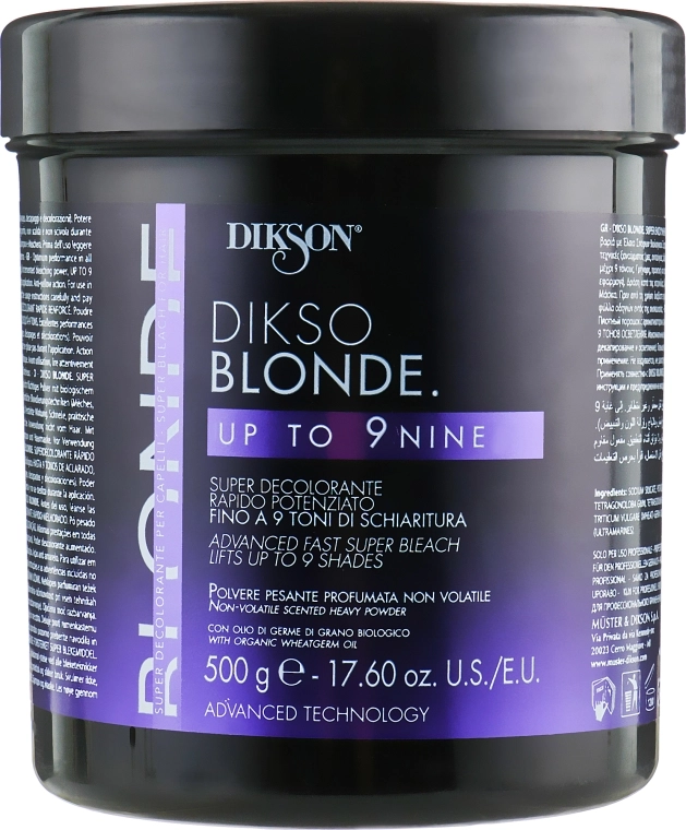 Dikson Усиленный осветляющий порошок для волос Dikso Blonde Bleaching Powder Up To 9 - фото N4