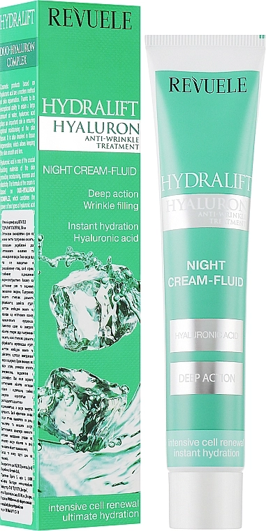 Revuele Нічний крем-флюїд для обличчя Hydralift Hyaluron Night Cream Fluid - фото N2