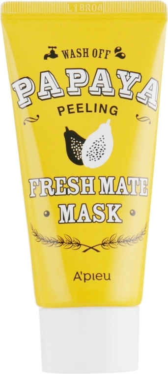 A'pieu Очищувальна освітлювальна маска пілінг "Папая" Fresh Mate Mask - фото N1
