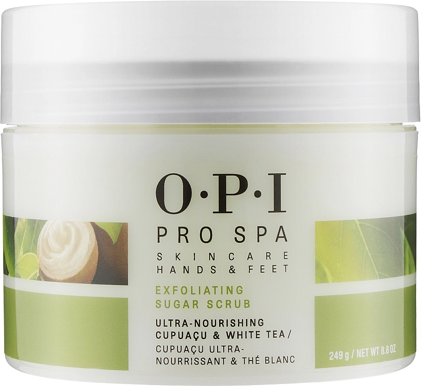 O.P.I Скраб с сахарными кристаллами для ног ProSpa Skin Care Hands&Feet Exfoliating Sugar Scrub - фото N3