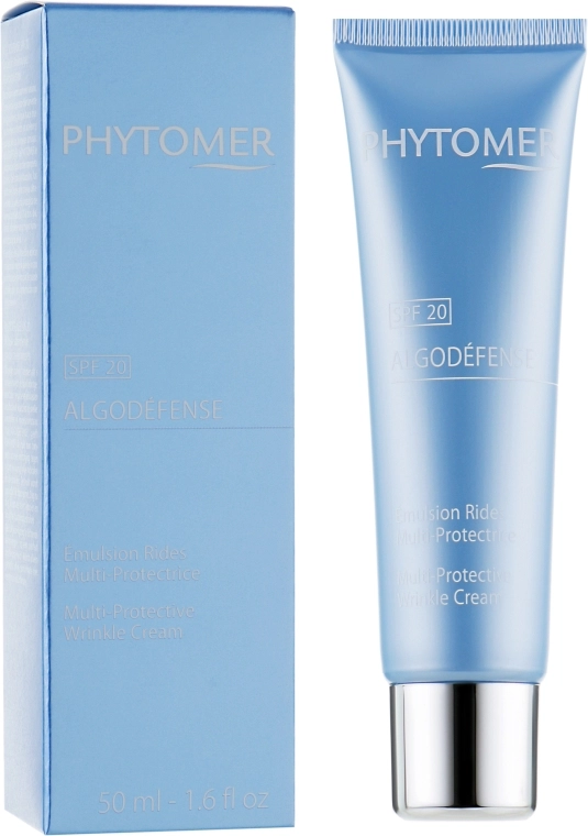 Крем-корректор омолаживающий SPF20 - Phytomer Algodefense Multi-Protective Wrinkle Cream, 50 мл - фото N1