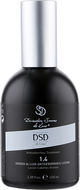 Simone DSD De Luxe Антісеборейний лосьйон Діксідокс Де Люкс № 1.4 Divination Simone De Luxe Dixidox DeLuxe Antiseborrheic Lotion - фото N1