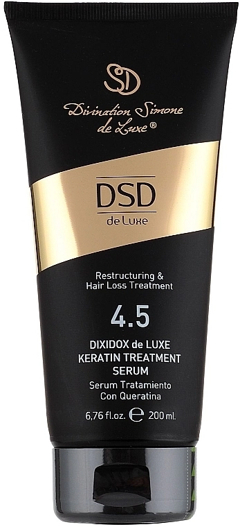 Simone DSD De Luxe Сироватка збагачена кератином Діксідокс Де Люкс 4.5 Divination Simone De Luxe Dixidox DeLuxe Keratin Treatment Serum - фото N3