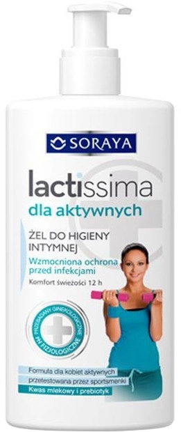 Soraya Гель для інтимної гігієни "Для активних" Lactissima Gel For Intimate Hygiene - фото N1