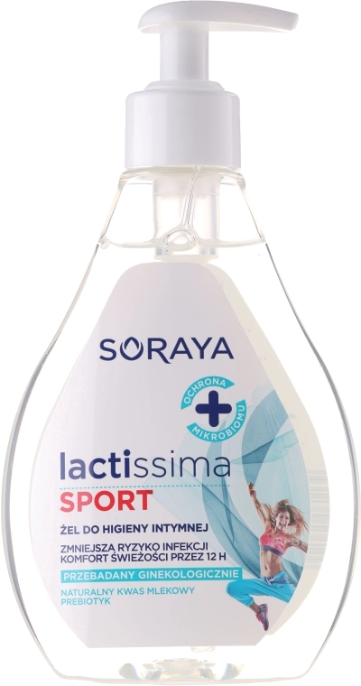 Soraya Гель для інтимної гігієни "Для активних" Lactissima Gel For Intimate Hygiene - фото N2