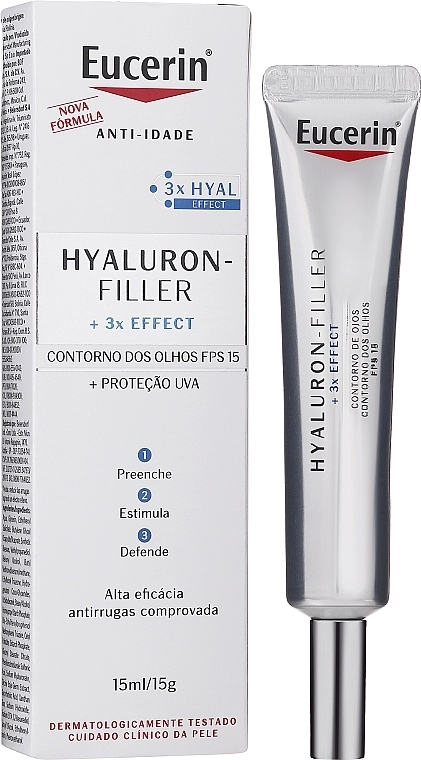 Eucerin Крем против морщин вокруг глаз Hyaluron-Filler Eye - фото N2