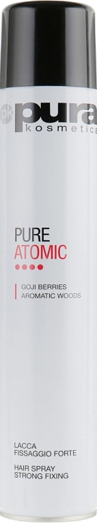Pura Kosmetica Лак для волосся, сильна фіксація Atomic Hair Spray - фото N1