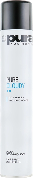 Pura Kosmetica Лак для волосся, легка фіксація Cloudy Hair Spray - фото N1