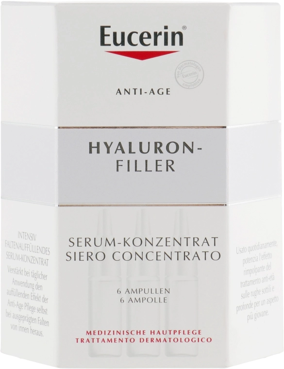 Eucerin Ампулы с концентрированной гиалуроновой кислотой Hyaluron-Filler Concentrate - фото N3