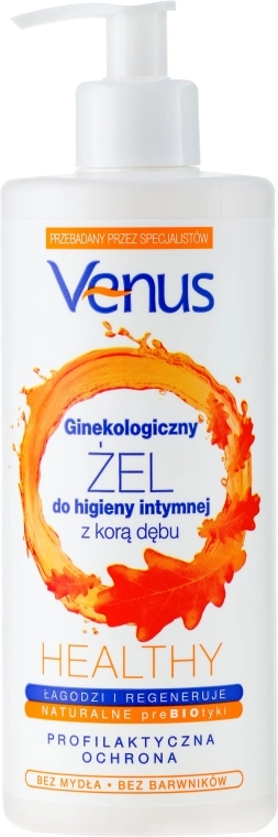 Venus Гель для інтимної гігієни, з екстрактом кори дуба, з дозатором Gel - фото N1