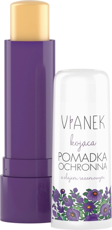 Vianek Заспокійливий бальзам для губ, з кунжутною олією Lip Balm - фото N1