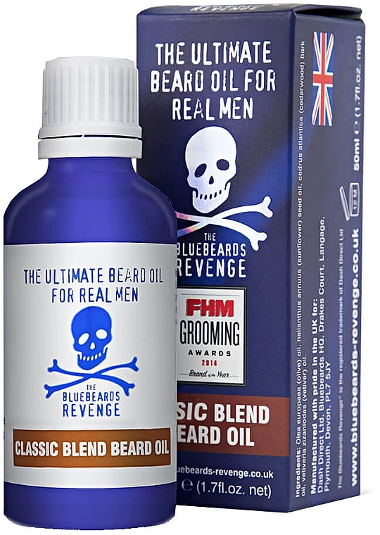 The Bluebeards Revenge Олія для бороди "Класична суміш" Classic Blend Beard Oil - фото N1